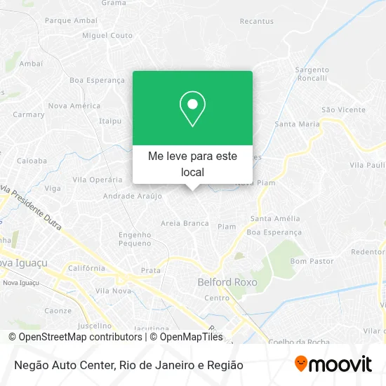 Negão Auto Center mapa