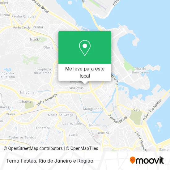 Tema Festas mapa
