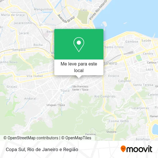 Copa Sul mapa