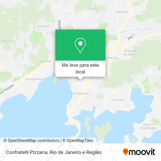 Confratelli Pizzaria mapa