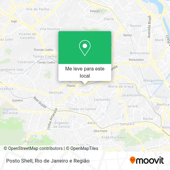 Posto Shell mapa