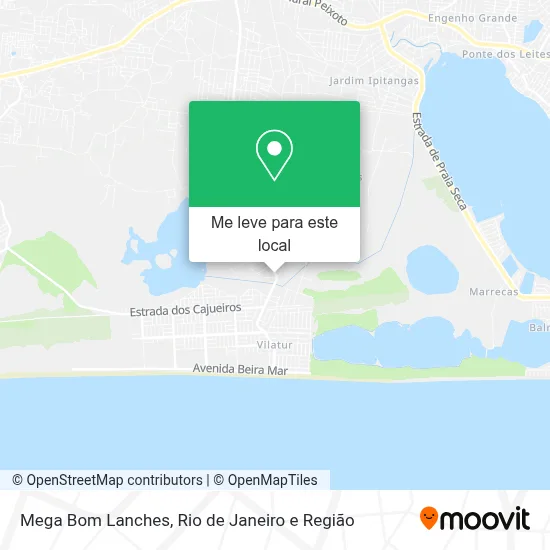 Mega Bom Lanches mapa