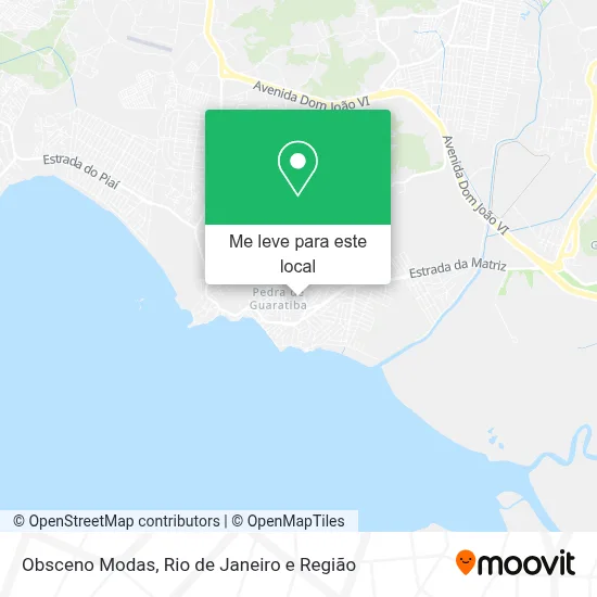 Obsceno Modas mapa