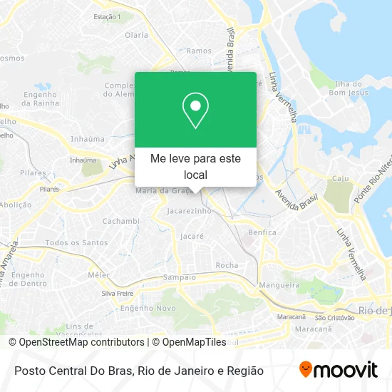 Posto Central Do Bras mapa