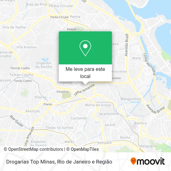 Drogarias Top Minas mapa