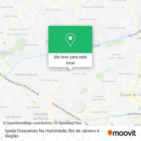 Igreja Crescendo Na Humildade mapa