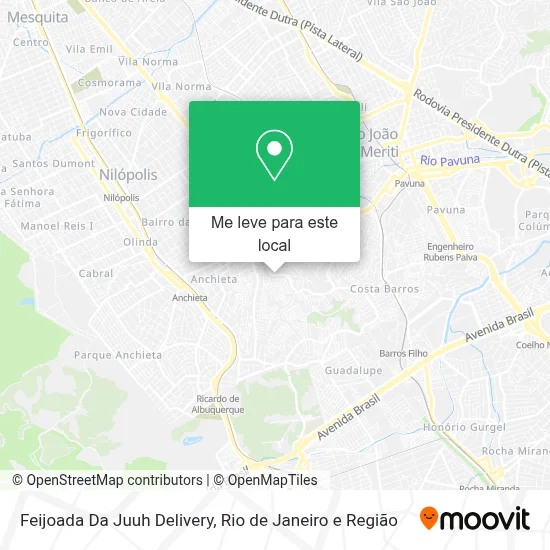 Feijoada Da Juuh Delivery mapa