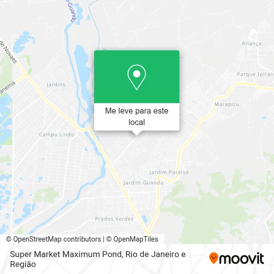 Super Market Maximum Pond mapa
