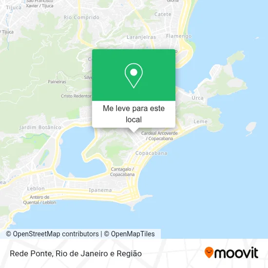 Rede Ponte mapa