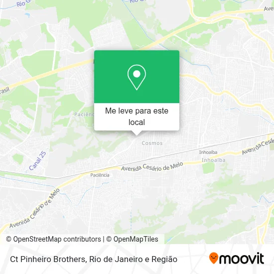 Ct Pinheiro Brothers mapa