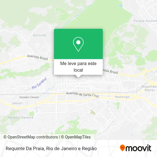 Requinte Da Praia mapa