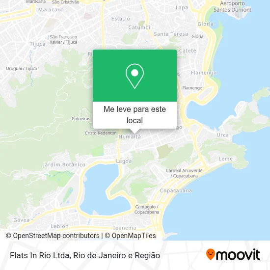 Flats In Rio Ltda mapa
