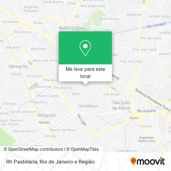 Rh Pastelaria mapa