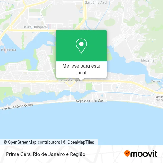 Prime Cars mapa