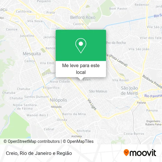 Creio mapa