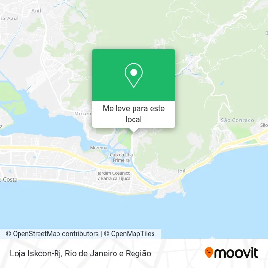 Loja Iskcon-Rj mapa