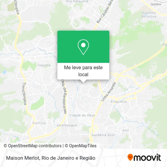 Maison Merlot mapa