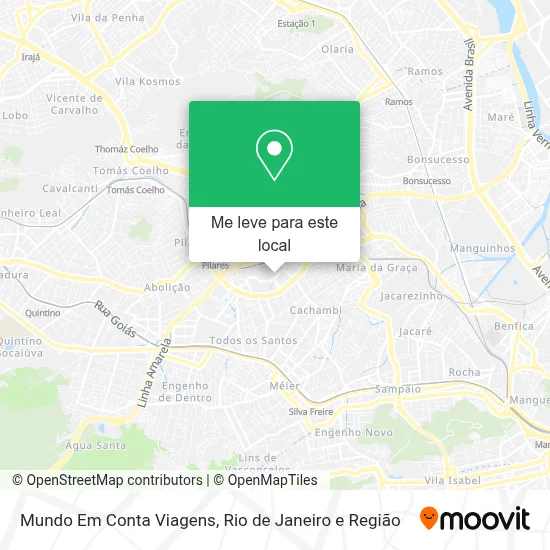 Mundo Em Conta Viagens mapa