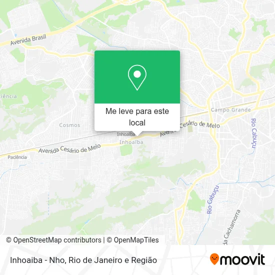 Inhoaiba - Nho mapa