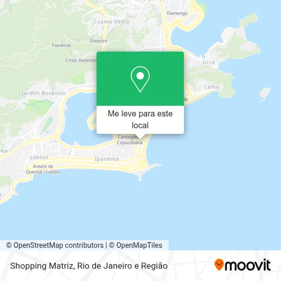 Shopping Matriz mapa