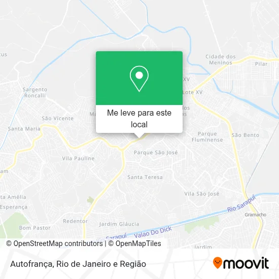 Autofrança mapa