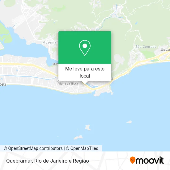 Quebramar mapa