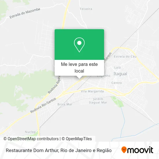 Restaurante Dom Arthur mapa