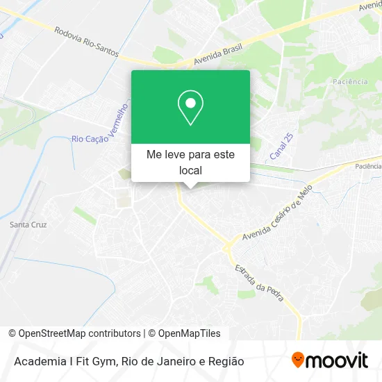 Academia I Fit Gym mapa