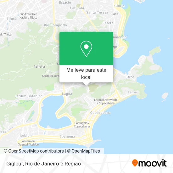 Gigleur mapa