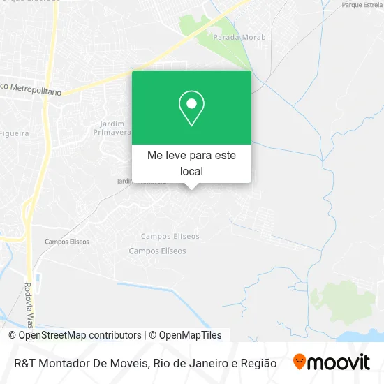 R&T Montador De Moveis mapa