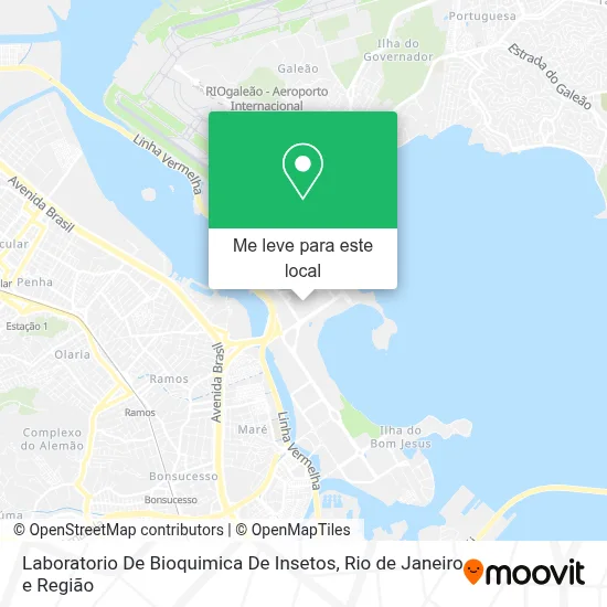 Laboratorio De Bioquimica De Insetos mapa