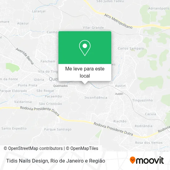 Tidis Nails Design mapa
