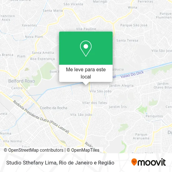 Studio Sthefany Lima mapa