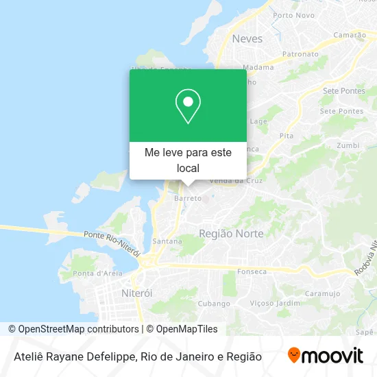 Ateliê Rayane Defelippe mapa
