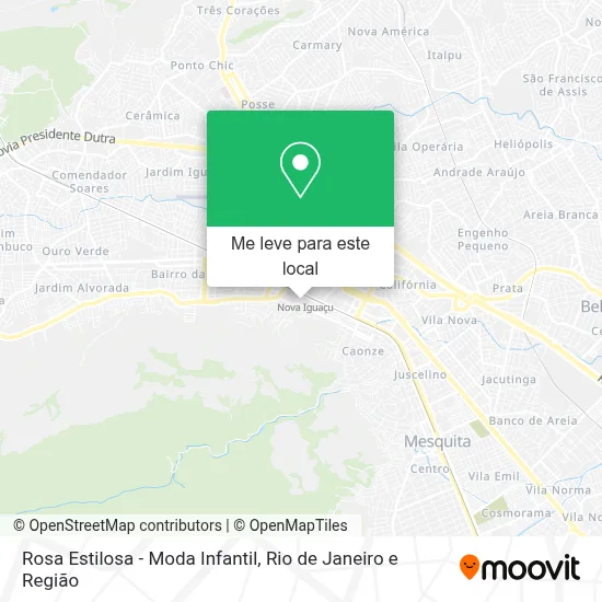 Rosa Estilosa - Moda Infantil mapa