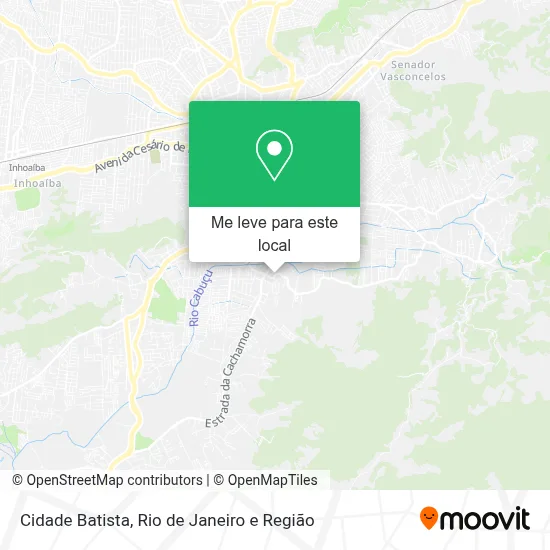 Cidade Batista mapa