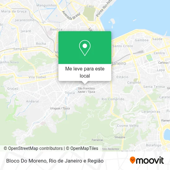 Bloco Do Moreno mapa