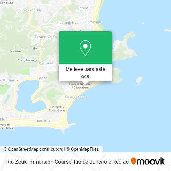 Rio Zouk Immersion Course mapa