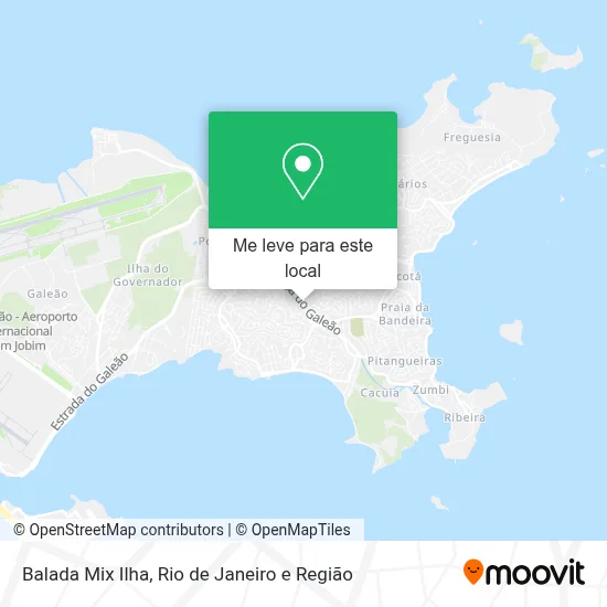 Balada Mix Ilha mapa