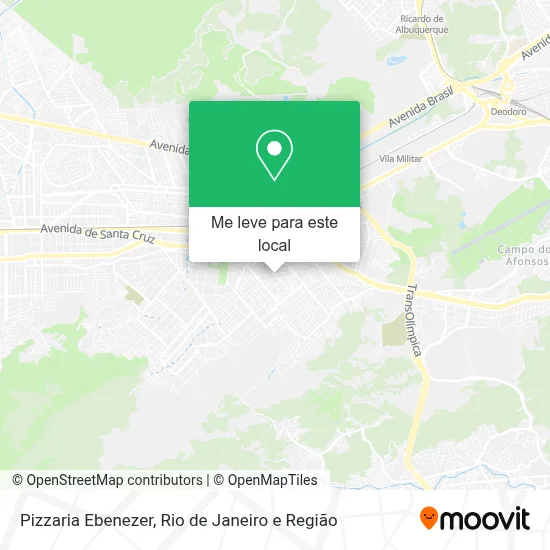 Pizzaria Ebenezer mapa