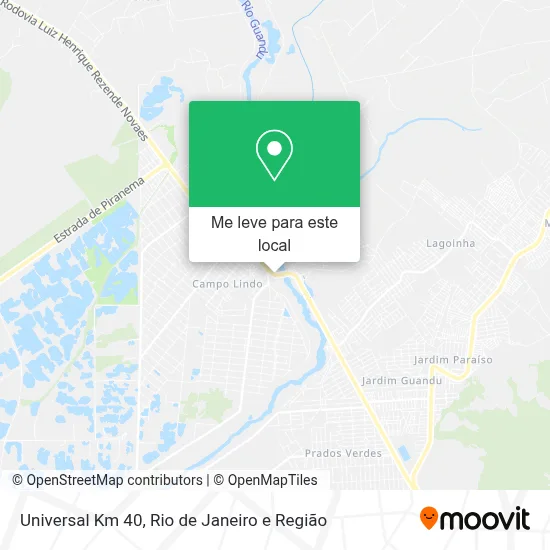 Universal Km 40 mapa