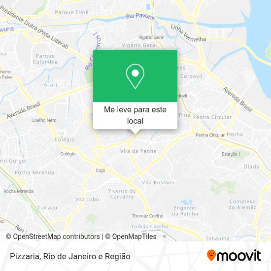 Pizzaria mapa