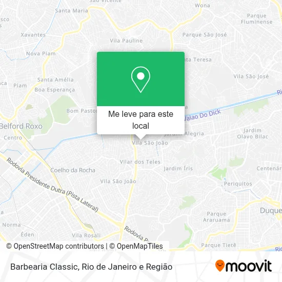 Barbearia Classic mapa