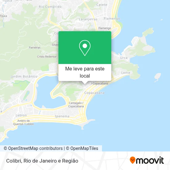 Colibri mapa