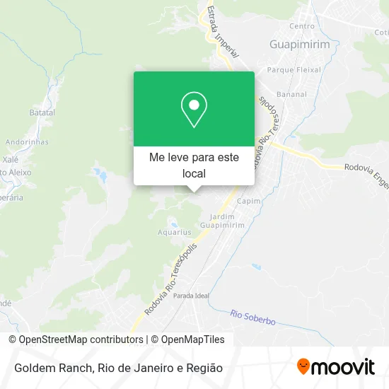 Goldem Ranch mapa