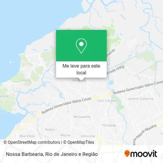 Nossa Barbearia mapa