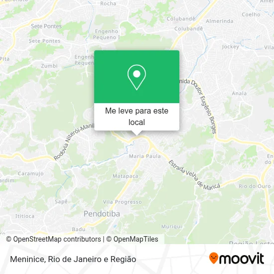Meninice mapa