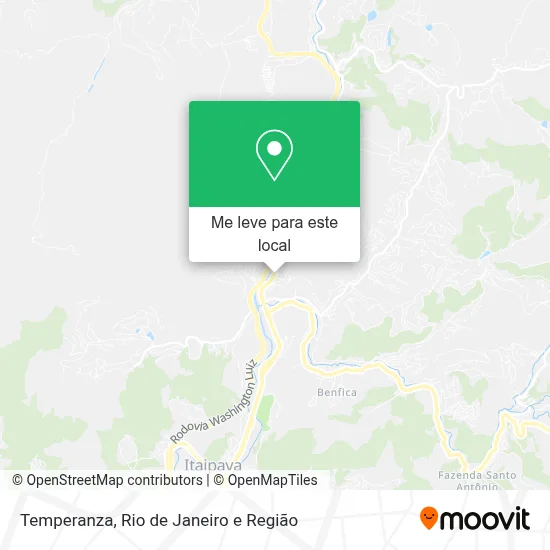 Temperanza mapa