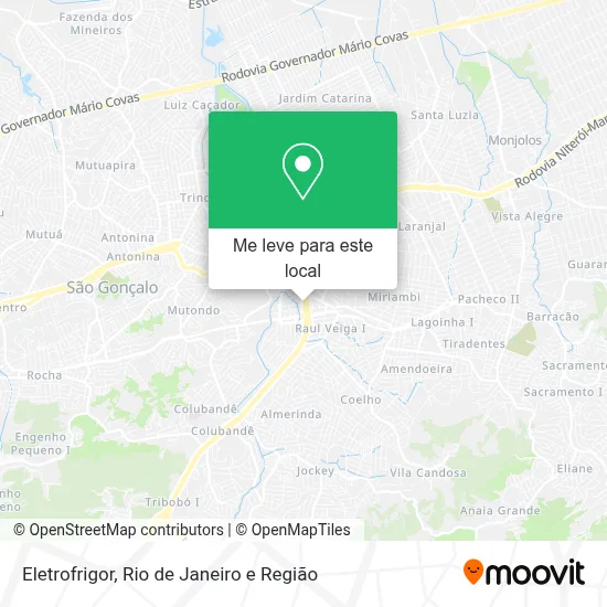 Eletrofrigor mapa