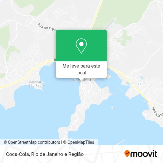 Coca-Cola mapa
